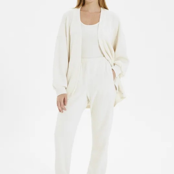XiRENA Sweaters - Xirena Anthropologie Dani Fleece Cardigan White Size Medium Oversized Casual
